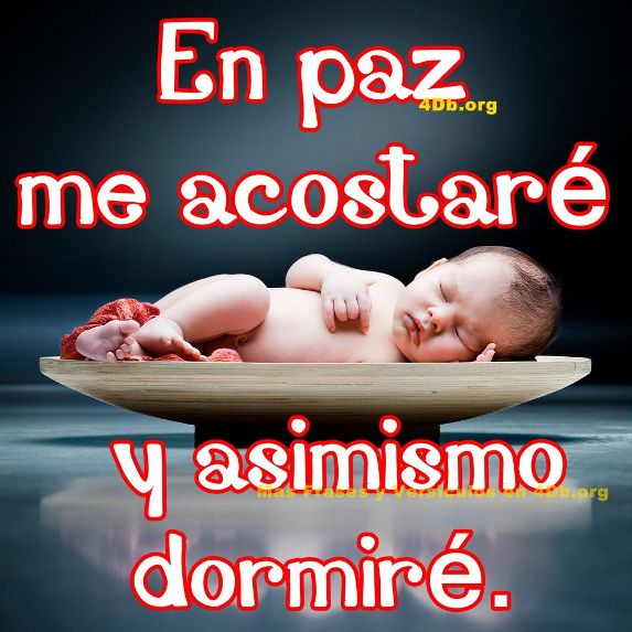en paz me acostare 1024x1024 Dios Es Bueno Frases y Reflexiones En Paz Me Acostare.